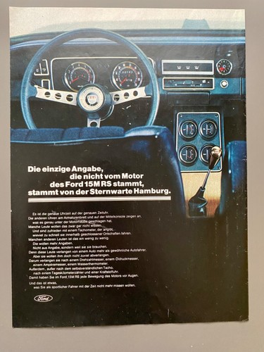 Ford 15m oldtimer cockpit - oldtimer,